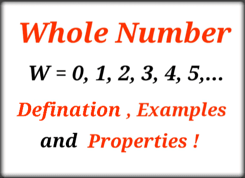 Whole Number Properties